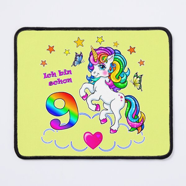 Item preview, Unicorn Birthday 9 Years designed and sold by LESSILU.