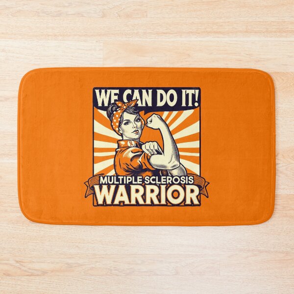 Item preview, MULTIPLE SCLEROSIS WARRIOR - MS - Orange Ribbon - Woman designed and sold by Darling DeDe.