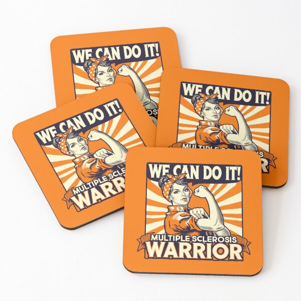 Item preview, MULTIPLE SCLEROSIS WARRIOR - MS - Orange Ribbon - Woman designed and sold by Darling DeDe.