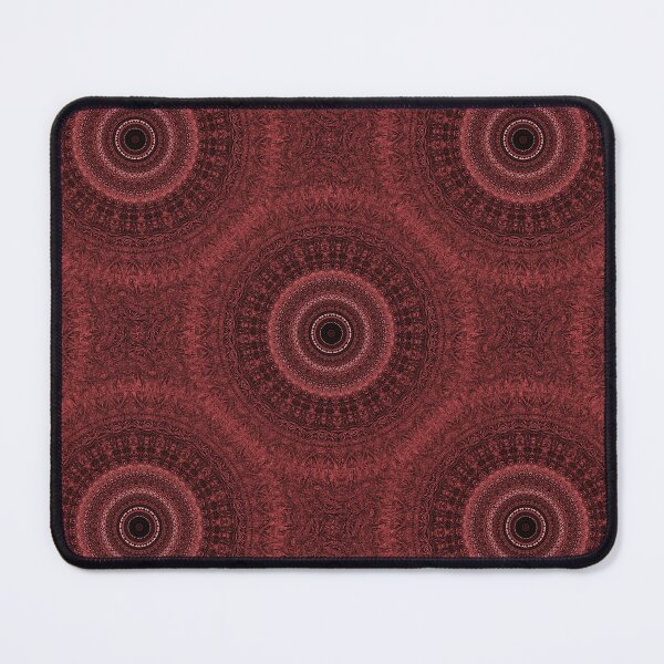 Item preview, Decorative Mandala Pattern in Red designed and sold by Artistestella.