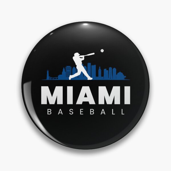 Item preview, Miami Baseball Minimalist City Skyline designed and sold by OffTheBat.