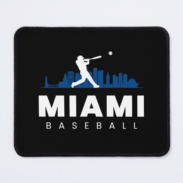 Item preview, Miami Baseball Minimalist City Skyline designed and sold by OffTheBat.