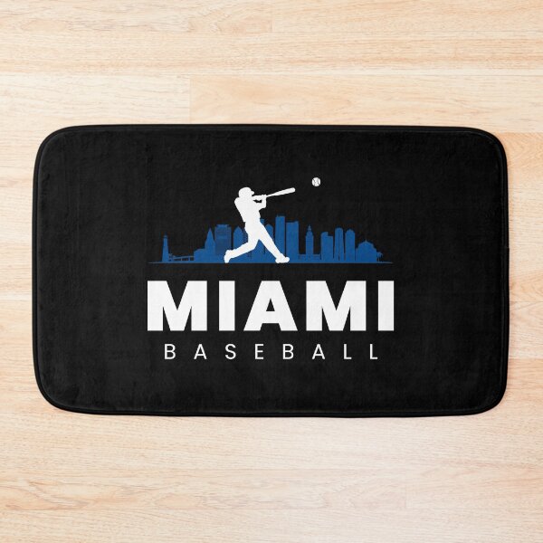 Item preview, Miami Baseball Minimalist City Skyline designed and sold by OffTheBat.