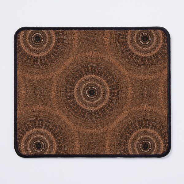 Item preview, Decorative Mandala Pattern in Reddish Brown designed and sold by Artistestella.