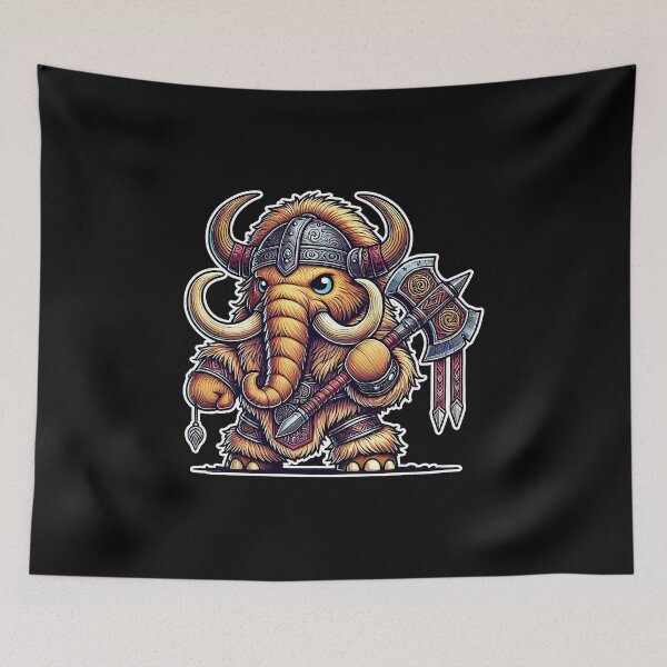 Item preview, Kawaii Viking Mammoth Fun and Imposing designed and sold by lAnJefurtifeu.