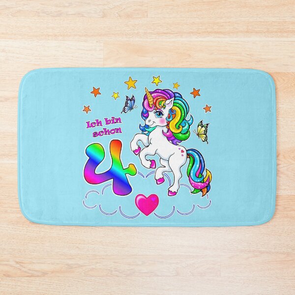 Item preview, Unicorn Birthday 4 Years designed and sold by LESSILU.