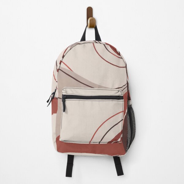 Item preview, A design of a swirling linear pattern set against a muted background of beige and red tones. designed and sold by HEMRO.