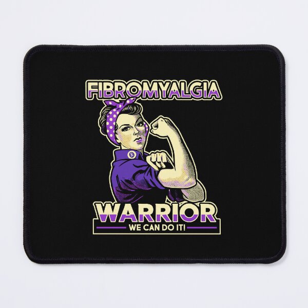 Item preview, FIBROMYALGIA WARRIOR - Purple Ribbon - Invisible Illness designed and sold by Darling DeDe.