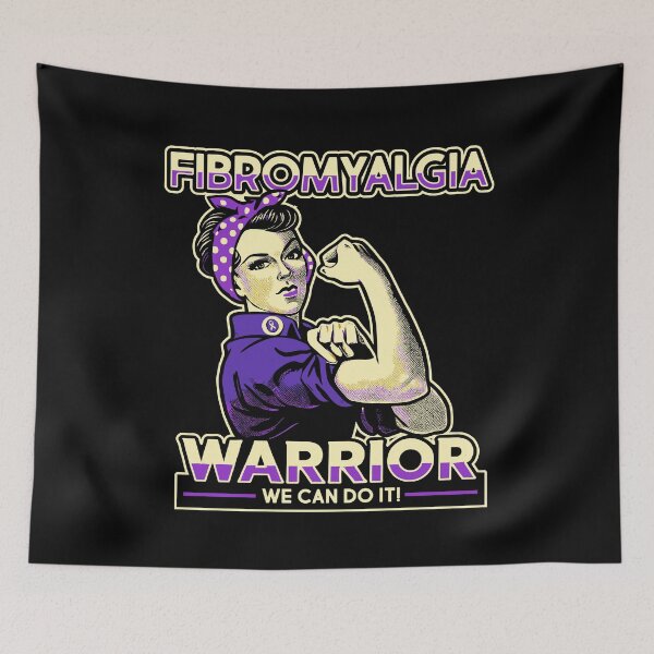 Item preview, FIBROMYALGIA WARRIOR - Purple Ribbon - Invisible Illness designed and sold by Darling DeDe.