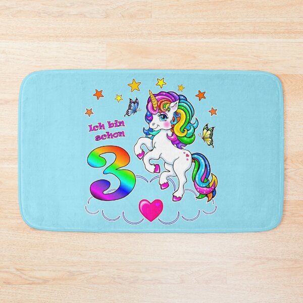 Item preview, Unicorn Birthday 3 Years designed and sold by LESSILU.