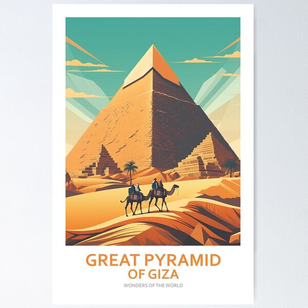 Artikel-Vorschau von GROSSE PYRAMIDE VON GIZEH, designt und verkauft von MarkedArtPrints.