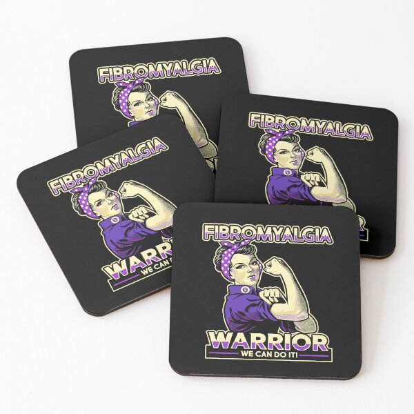 Item preview, FIBROMYALGIA WARRIOR - Purple Ribbon - Invisible Illness designed and sold by Darling DeDe.