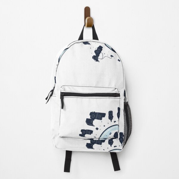 Item preview, A design of a lone silhouette of a person sitting inside a glass bubble, surrounded by surveillance cameras pointing toward them. designed and sold by HEMRO.