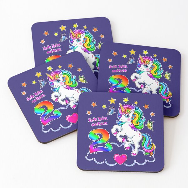 Item preview, Unicorn Birthday 2 Years designed and sold by LESSILU.