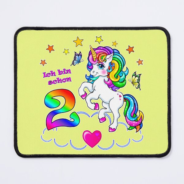 Item preview, Unicorn Birthday 2 Years designed and sold by LESSILU.
