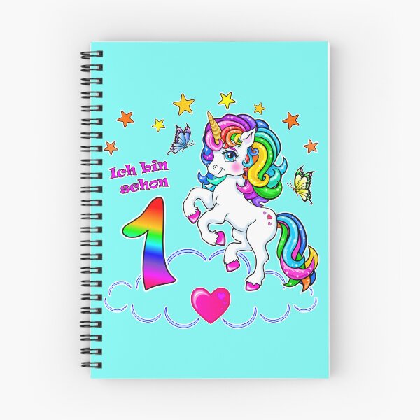 Item preview, Unicorn Birthday 1 Year designed and sold by LESSILU.