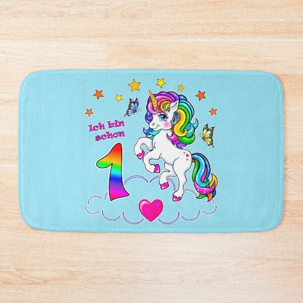 Item preview, Unicorn Birthday 1 Year designed and sold by LESSILU.