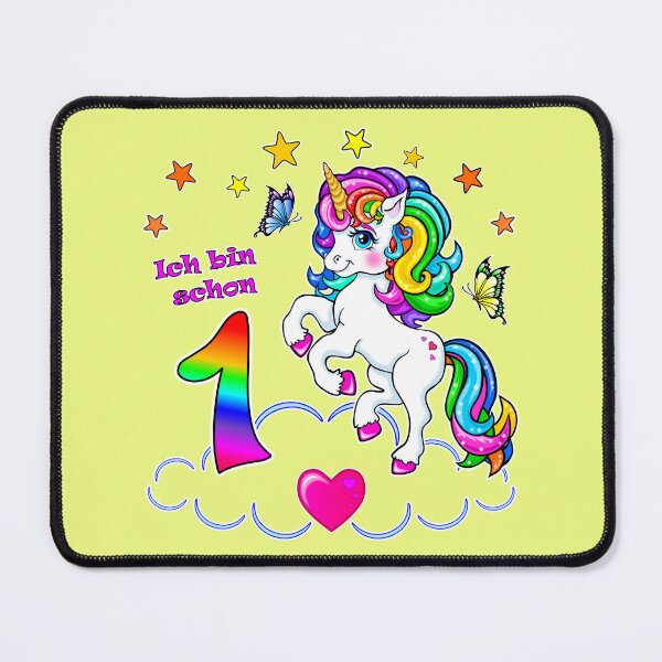 Item preview, Unicorn Birthday 1 Year designed and sold by LESSILU.