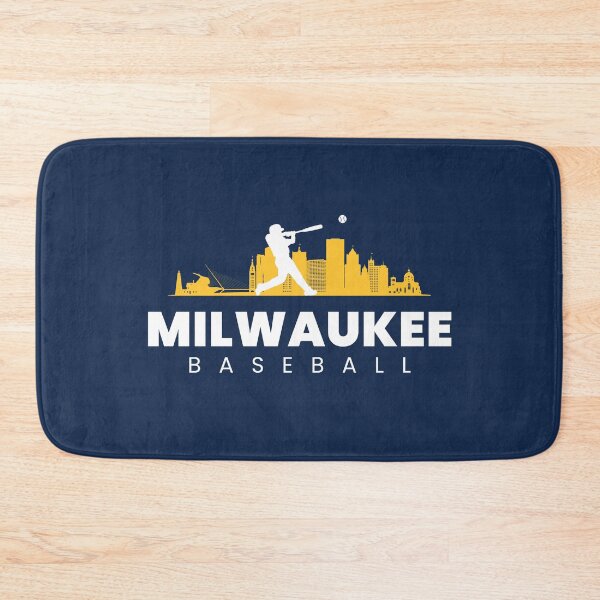 Item preview, Milwaukee Baseball Minimalist City Skyline designed and sold by OffTheBat.