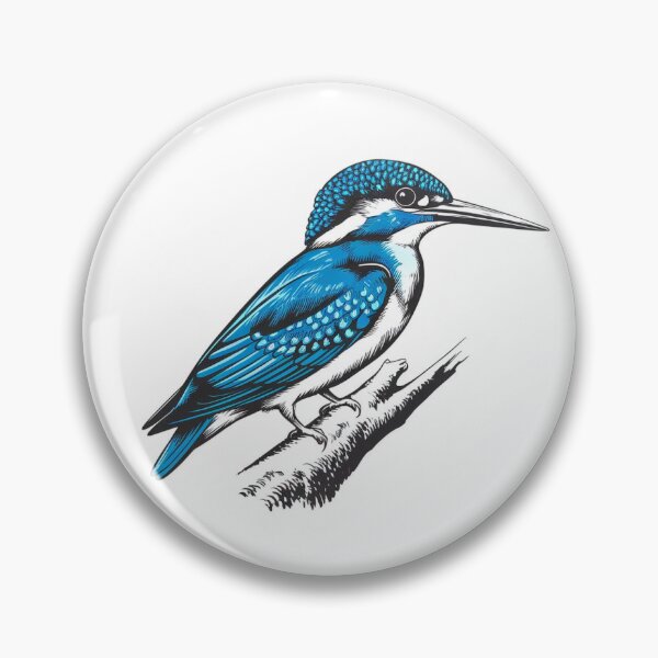 Item preview, Eurasian Kingfisher - Bird Stickers  designed and sold by Chrisjeffries24.