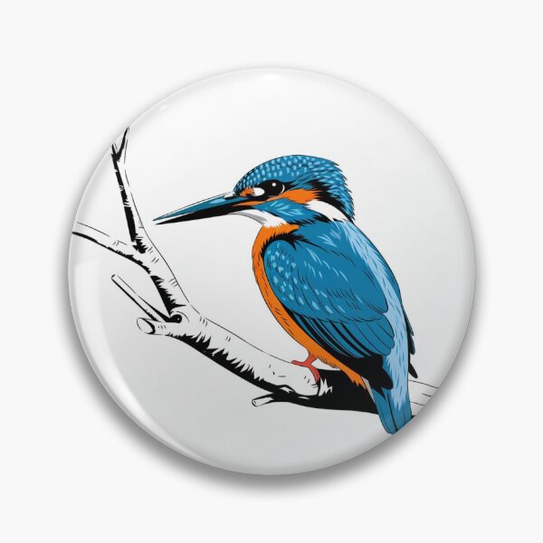 Item preview, Eurasian Kingfisher - Bird Stickers  designed and sold by Chrisjeffries24.