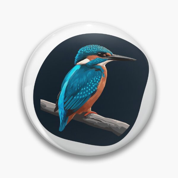 Item preview, Eurasian Kingfisher - Bird Stickers  designed and sold by Chrisjeffries24.