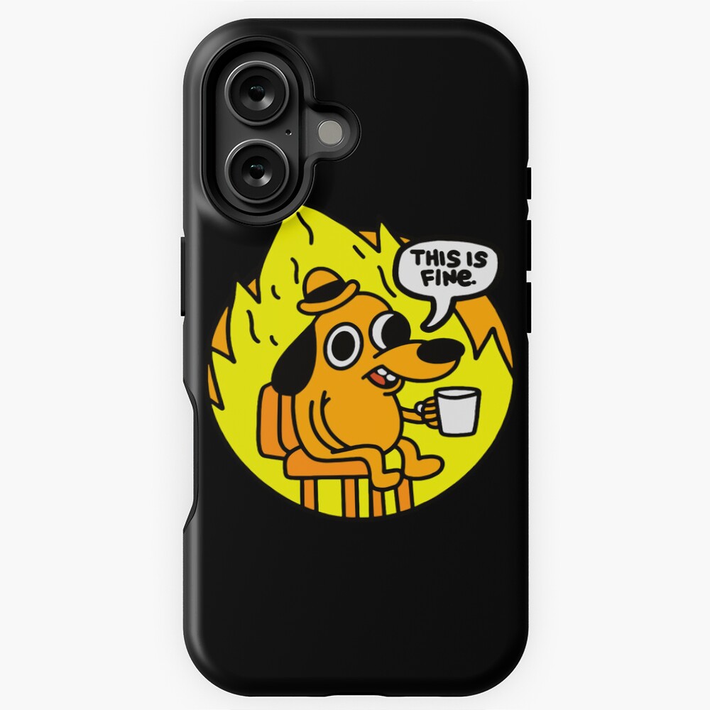 Vista previa del artículo con la obra «Funda resistente MagSafe para iPhone», diseñado y vendido por SynstheticRealm.