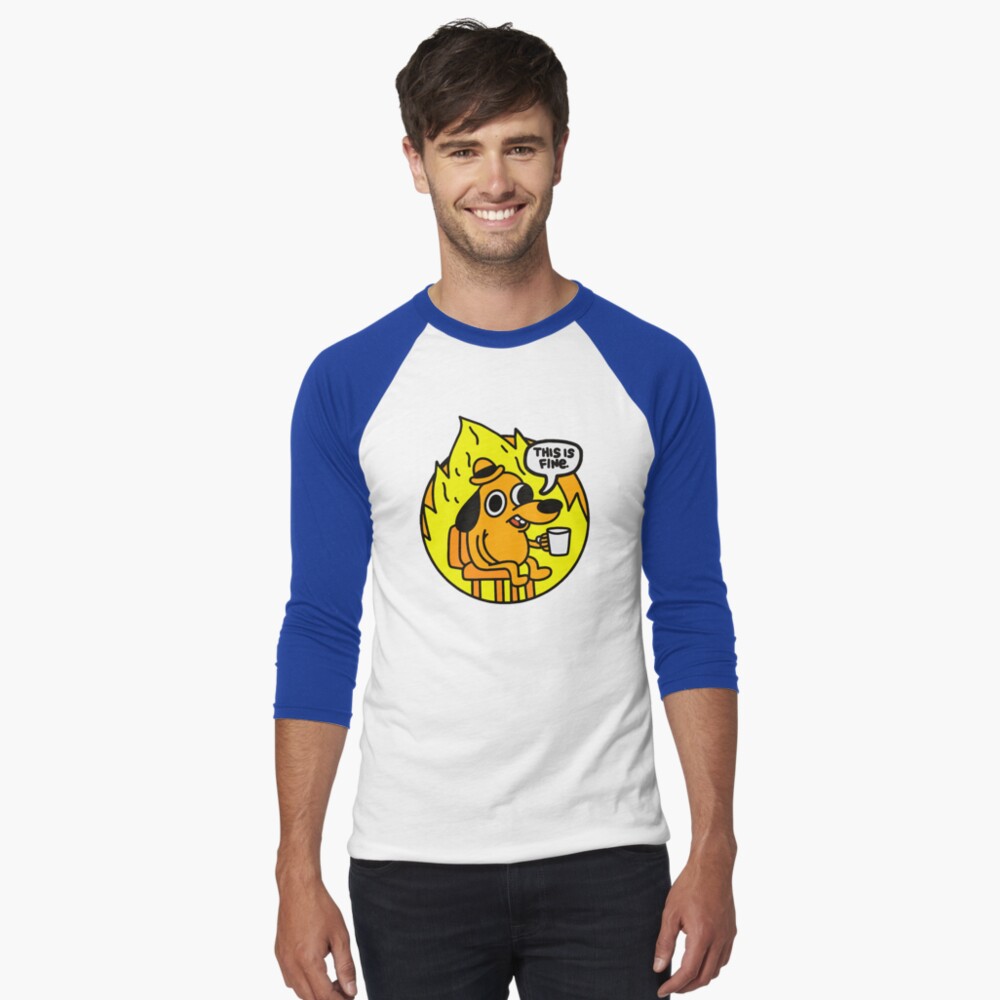 Vista previa del artículo con la obra «Camiseta ¾ estilo béisbol», diseñado y vendido por SynstheticRealm.