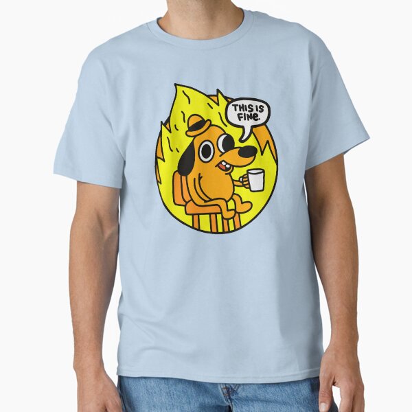 A Funny (This Is Fine) Doggo Shirt A Funny (This Is Fine) Doggo Shirt