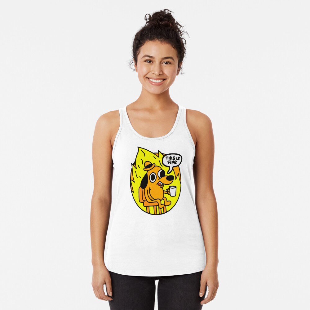 Vista previa del artículo con la obra «Camiseta con espalda nadadora», diseñado y vendido por SynstheticRealm.