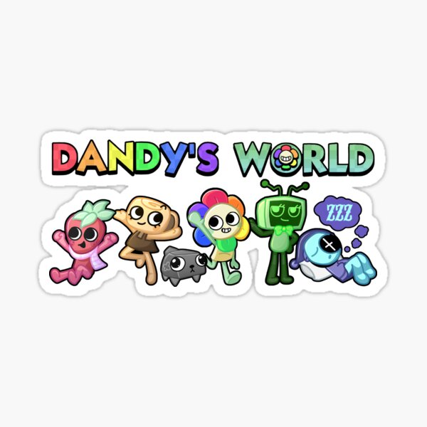 Item preview, Dandy’s World Main Characters Banner  designed and sold by TrippyTooni.