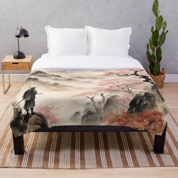 Item preview, Samurai y cerezos en flor designed and sold by SpunkySpaniel.