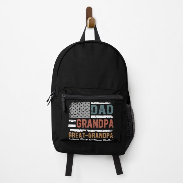 Item preview, Dad Grandpa Great Grandpa I Just Keep Getting Better | American Patriotic Grandpa designed and sold by FernaRoje.