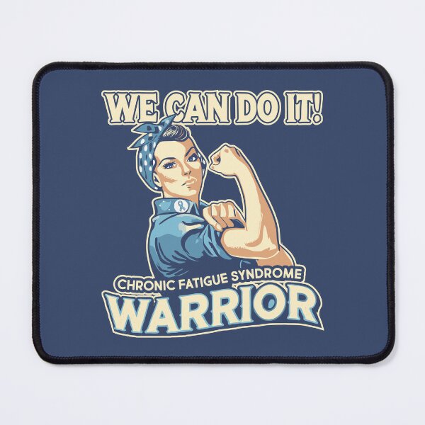 Item preview, CHRONIC FATIGUE SYNDROME WARRIOR - CFS/ME Awareness - Blue designed and sold by Darling DeDe.