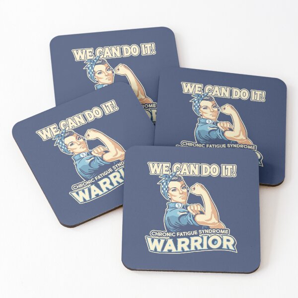 Item preview, CHRONIC FATIGUE SYNDROME WARRIOR - CFS/ME Awareness - Blue designed and sold by Darling DeDe.