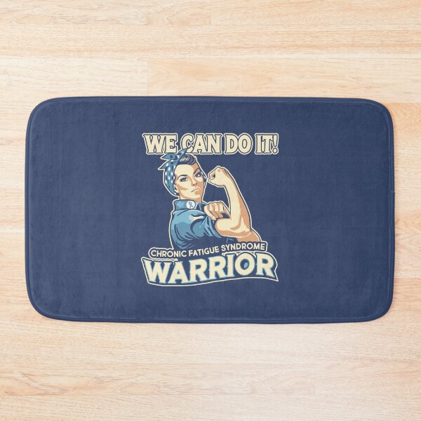 Item preview, CHRONIC FATIGUE SYNDROME WARRIOR - CFS/ME Awareness - Blue designed and sold by Darling DeDe.