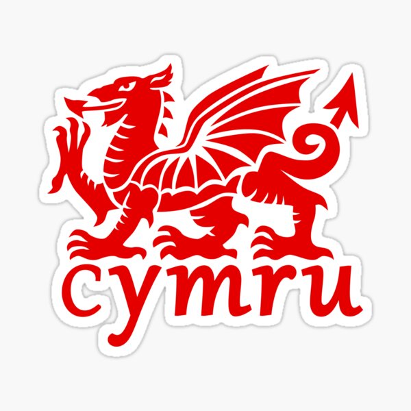Item preview, Wales Welsh red dragon Ddraig Goch designed and sold by danidsign.