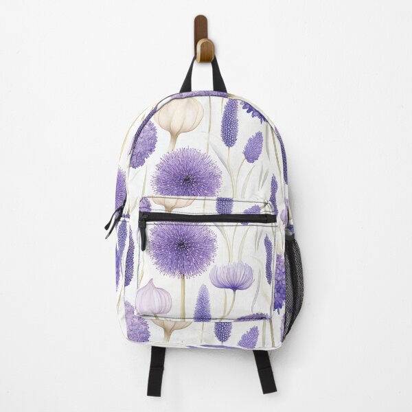 Item preview, Botanical Allium flowers in violet designed and sold by MindKunst.