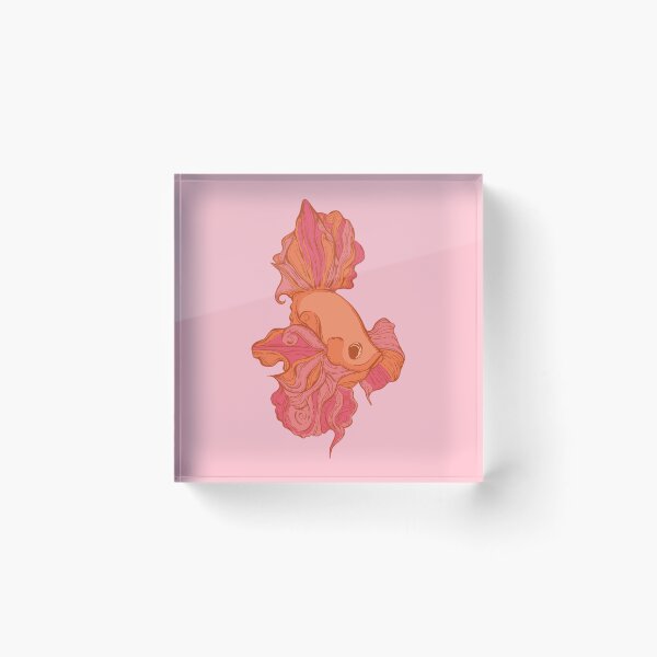 Item preview, Peach fish designed and sold by Julietandswan.