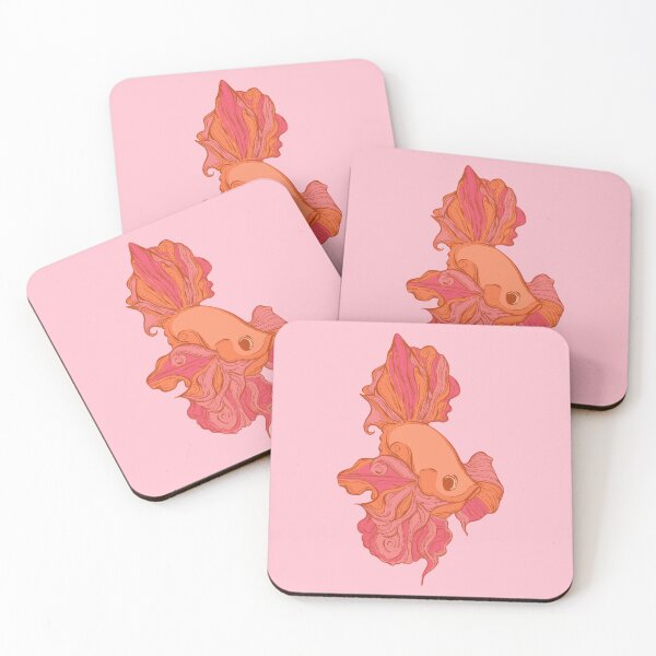 Item preview, Peach fish designed and sold by Julietandswan.