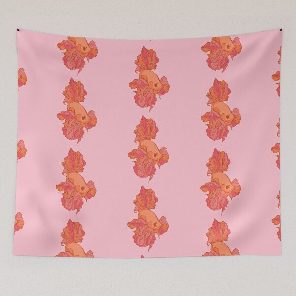 Item preview, Peach fish designed and sold by Julietandswan.