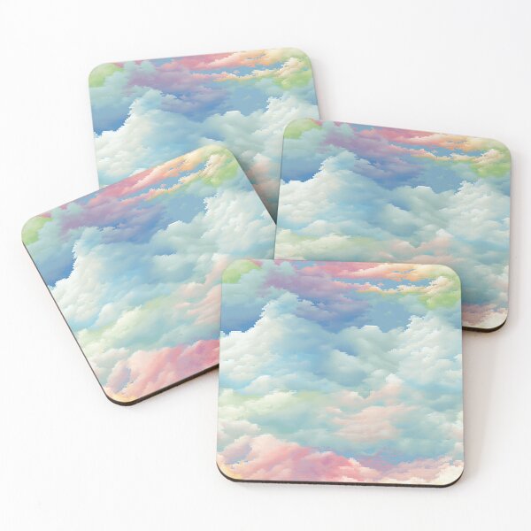 Item preview, Pixel Pastel Cloud Pattern designed and sold by bubblegoth.