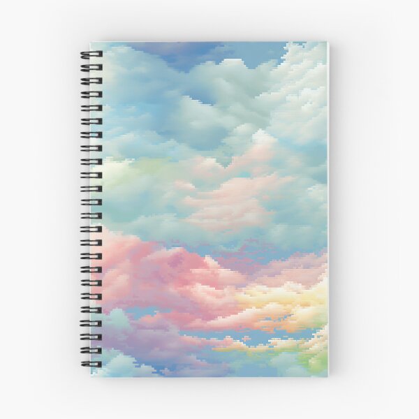 Item preview, Pixel Pastel Cloud Pattern designed and sold by bubblegoth.