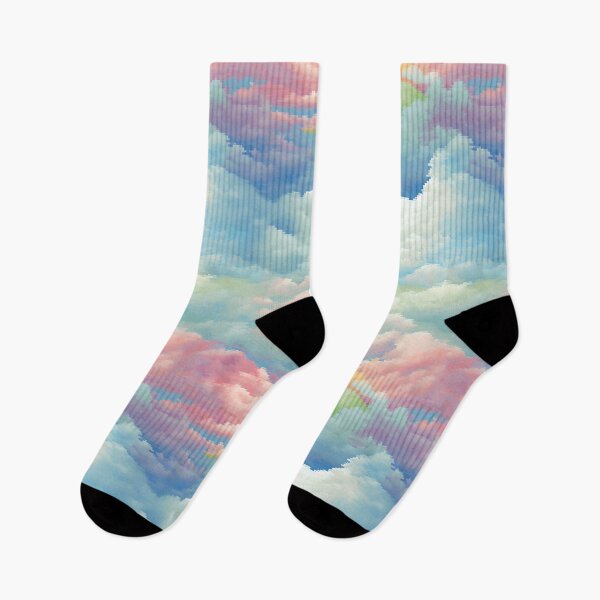 Item preview, Pixel Pastel Cloud Pattern designed and sold by bubblegoth.