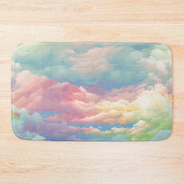 Item preview, Pixel Pastel Cloud Pattern designed and sold by bubblegoth.
