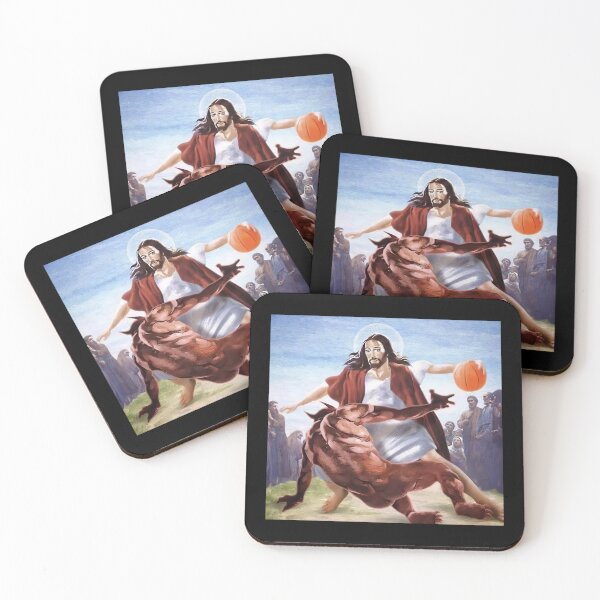 Item preview, Jesus Crossing Up The Devil  designed and sold by SynstheticRealm.