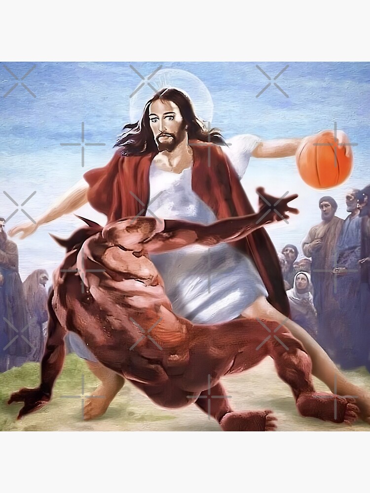 Jesus Crossing Up The Devil 