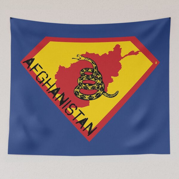 Item preview, AFGHANISTAN Spell Out - Freedom Is The Superpower -  Gadsden Snake Flag - Dont Tread On Me SUPERHERO design designed and sold by pelagio.