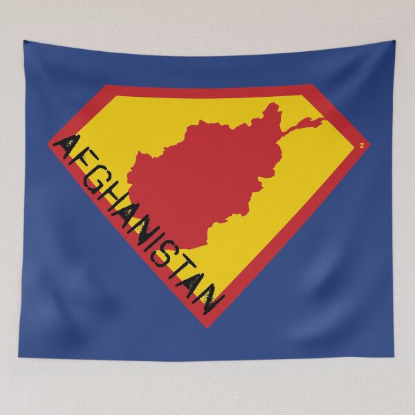 Item preview, SUPER AFGHANISTAN Spell Out - Freedom Is The Superpower -   SUPERHERO design designed and sold by pelagio.