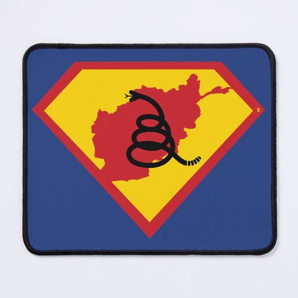 Item preview, AFGHANISTAN  - Freedom Is The Superpower - Modern Gadsden Snake Flag - Dont Tread On Me SUPERHERO design designed and sold by pelagio.